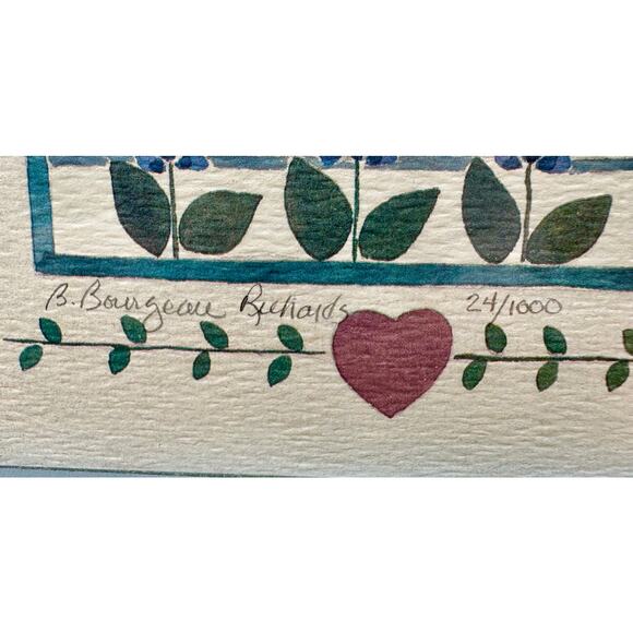 “Under the Sun” by B. Bourgeau Richards – Limited Edition Print #24/1000 - Picture 11 of 13